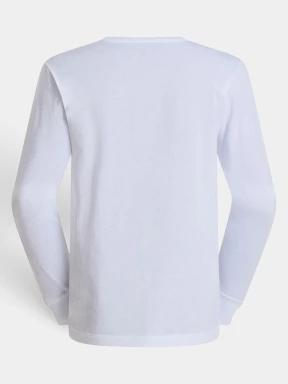 The North Face M Evolution Simple Dome Regular Long Sle férfi hosszú ujjú póló fehér színben 3