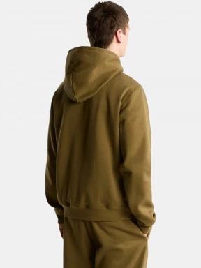 The North Face M Tnf Essential Drew Peak Regular Hoodie férfi kapucnis pulóver oliva színben 3