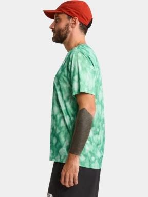 The North Face M 24/7 Short Sleeve T-Shirt Reg-Print férfi rövid ujjú sport póló zöld színben 3
