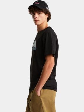 The North Face M Mountain Line Regular Short Sleeve Tee férfi rövid ujjú póló fekete színben 3