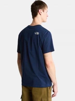 The North Face M Mountain Line Regular Short Sleeve Tee férfi rövid ujjú póló sötétkék színben 3