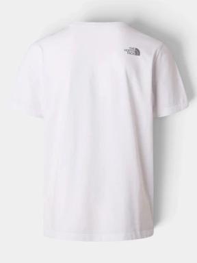 The North Face M Mountain Line Regular Short Sleeve Tee férfi rövid ujjú póló fehér színben 3