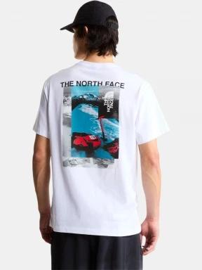 The North Face M Apex '75 Collage Relaxed Ss Tee férfi rövid ujjú póló fehér színben 3