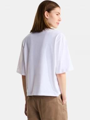 The North Face W Tnf Essential Simple Dome Boxy Rlx Ss női rövid ujjú póló fehér színben 3