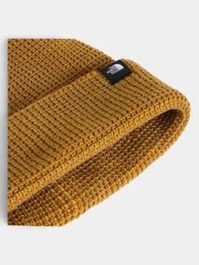 The North Face Tnf Fisherman Beanie kötött sapka sárga színben 3