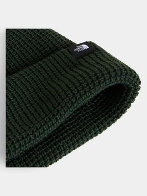 The North Face Tnf Fisherman Beanie kötött sapka sötétzöld színben 3
