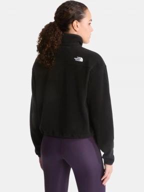 The North Face W Novelty Logo Glacier 1/4 Zip női polár pulóver fekete színben 3