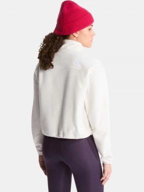The North Face W Novelty Logo Glacier 1/4 Zip női polár pulóver fehér színben 3