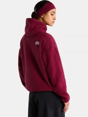 The North Face W Cragmont Snap Front Fleece Jacket női polár pulóver bordó színben 3