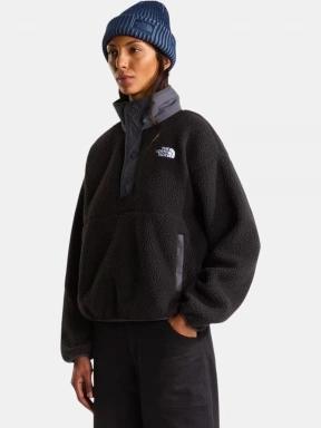 The North Face W Cragmont Snap 1/2 Fleece Jacket női polár pulóver fekete színben 1