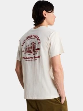 The North Face U Og Store Rlx Ss Tee-Graphic férfi rövid ujjú póló fehér színben 3