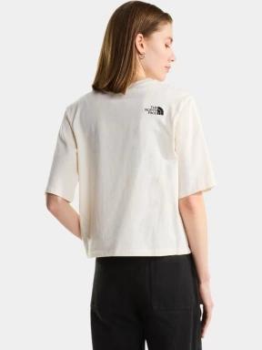 The North Face W Ski Embro Boxy Ss Tee-Graphic női rövid ujjú póló fehér színben 3