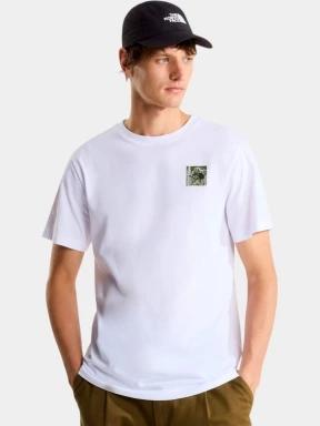 The North Face M Monte Reg Ss Tee-Graphic férfi rövid ujjú póló fehér színben 1