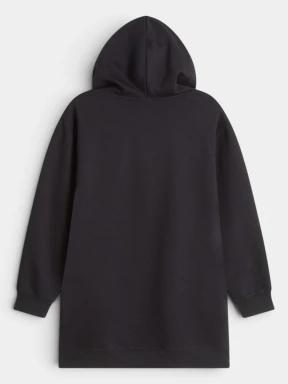 The North Face W Essential Sd Rlx Hooded Dress női pulóverruha fekete színben 3