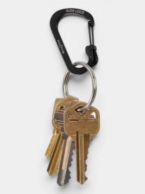Niteize SlideLock® Carabiner Stainless Steel #2 karabiner fekete színben 3
