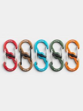 Niteize S-Biner® MicroLock® Aluminum - 5 Pack karabiner multikolor színben 1