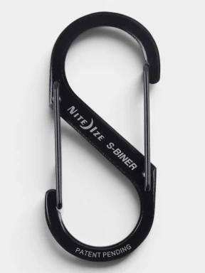 Niteize S-Biner® Stainless Steel Dual Carabiner #3 karabiner fekete színben 1