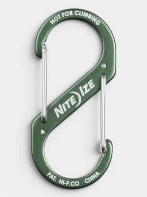 Niteize S-Biner® Aluminum Dual Carabiner #3 karabiner oliva színben 3