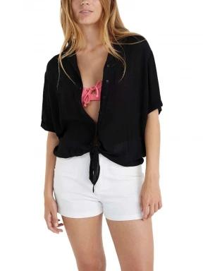 O'Neill Cali Beach Shirt női rövid ujjú ing fekete színben 1