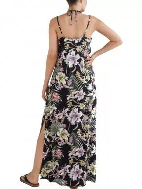 O'Neill Long Dress Mix & Match női maxiruha fekete színben 3