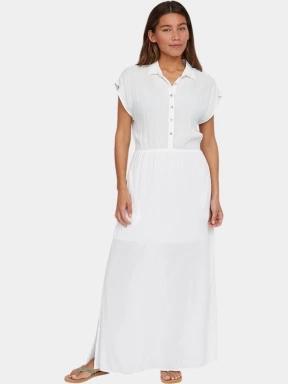 O'Neill Lori Maxi Shirt Dress női maxiruha fehér színben 1