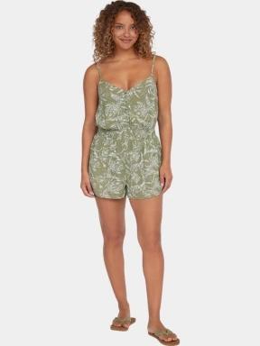 O'Neill Thin Strap Buttoned Romper női overál oliva színben 1