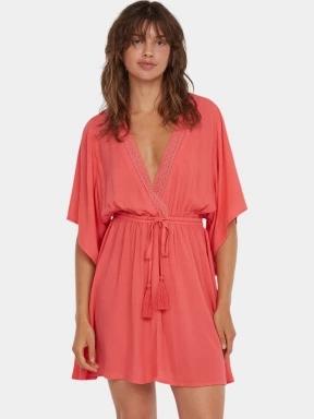 O'Neill Essentials Cover Up Dress női strandruha rózsaszín színben 1