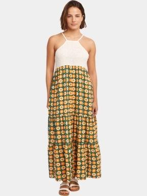 O'Neill O'Riginals Maxi Dress női maxiruha zöld színben 1