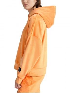 O'Neill Velour Hoodie Fleece női polár pulóver narancssárga színben 3