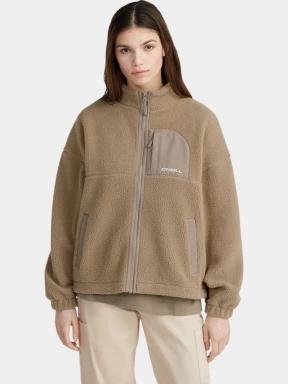 O'Neill O'Neill TRVLR Series High Pile Fz Fleece női polár pulóver barna színben 1