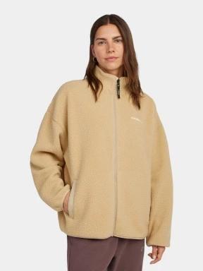 O'Neill O'Neill Must-Have Fz High Pile Fleece női polár pulóver barna színben 1