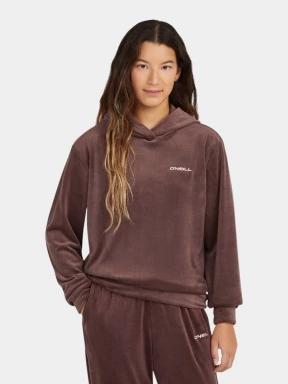 O'Neill Fwc'Cruz Velour Hoodie női kapucnis pulóver lila színben 1