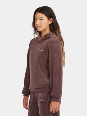 O'Neill Fwc'Cruz Velour Hoodie női kapucnis pulóver lila színben 3