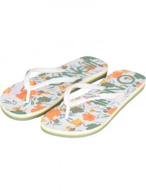O'Neill Profile Graphic Sandals női flip flop papucs fehér színben 3