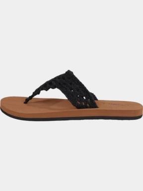 O'Neill Ditsy Crochet Sandals női flip flop papucs fekete színben 3