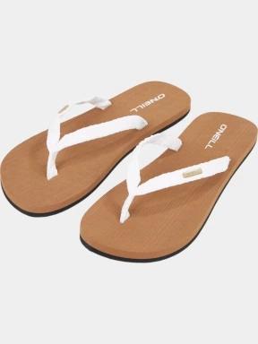 O'Neill Ditsy Jacquard Sandals női flip flop papucs fehér színben 1