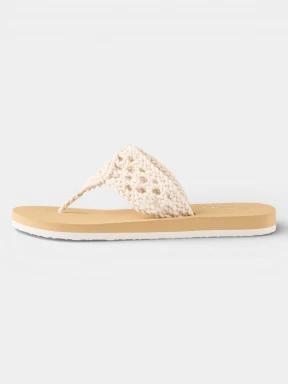 O'Neill Ditsy Crochet Sandals női flip flop papucs fehér színben 3