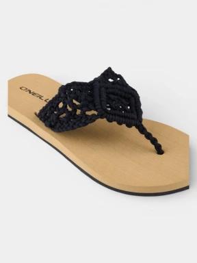 O'Neill Ditsy Crochet Sandals női flip flop papucs fekete színben 1