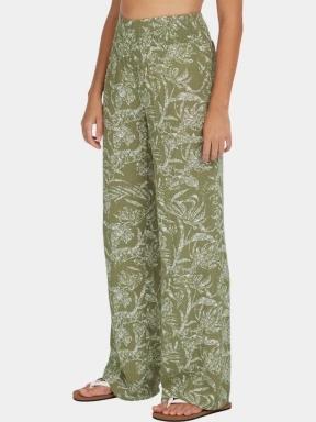 O'Neill Johnny Smocked Waist Pants női hosszú nadrág zöld színben 3