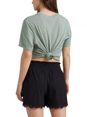 O'Neill Ava Smocked Shorts női rövidnadrág fekete színben 3