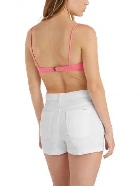 O'Neill Essentials  Stretch 5 Pkt Shorts női rövidnadrág fehér színben 3