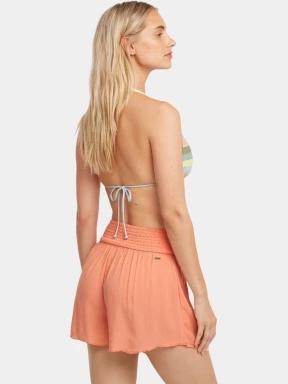 O'Neill Johnny Smocked Waist Shorts női rövidnadrág narancssárga színben 3