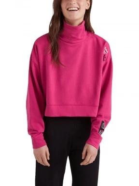 O'Neill Progressive Mock Neck Sweat női pulóver magenta színben 1