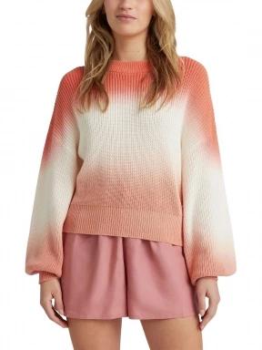 O'Neill Dip Dye Pullover női kötött pulóver narancssárga színben 1