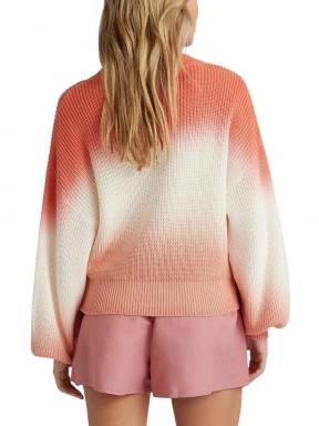 O'Neill Dip Dye Pullover női kötött pulóver narancssárga színben 3
