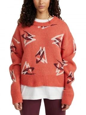 O'Neill Anchorage Knit Pullover női kötött pulóver piros színben 1