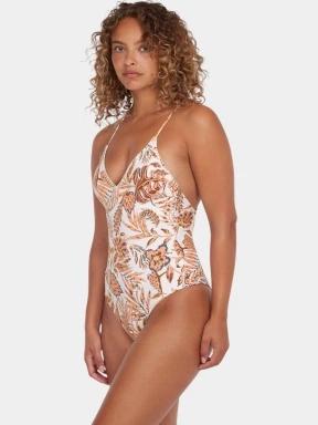 O'Neill Saltwater Jaida Crochet Swimsuit női fürdőruha narancssárga színben 3