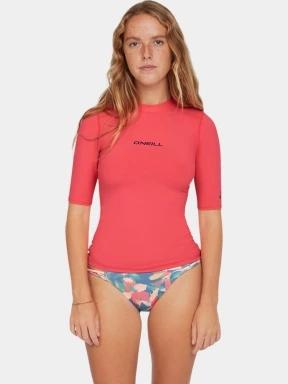 O'Neill Essentials Skin S/SLV női rövid ujjú lycra rózsaszín színben 1