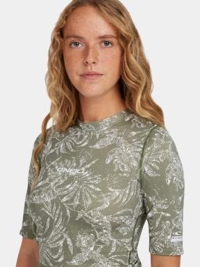O'Neill Essentials Skin S/SLV női rövid ujjú lycra zöld színben 3