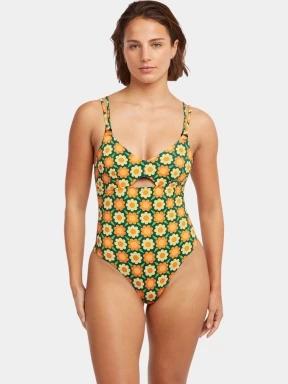 O'Neill O'Riginals Swimsuit női fürdőruha zöld színben 1
